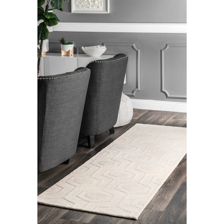 Nuloom Hand Woven Ambrose Area Rug 2ft 6in x 8ft RUCS03B-2608